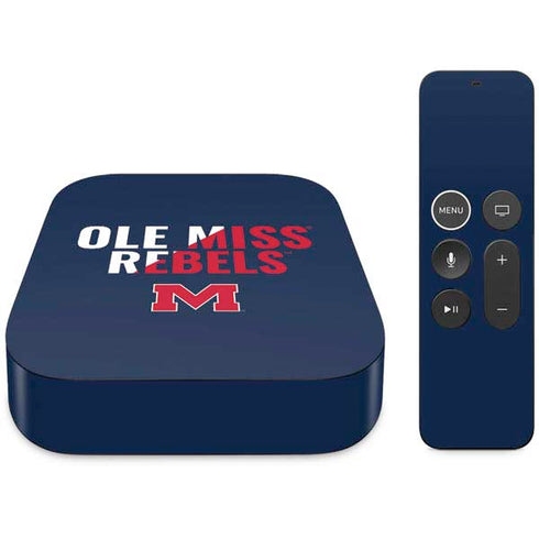 University of Mississippi Ole Miss Rebels Apple TV Skin